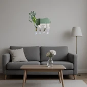 Keçi Tasarımlı Dekoratif Duvar Aynalı Tablosu thumbnail 5