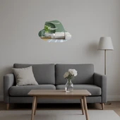 Kırmızı Şapka  Dekoratif Duvar Aynalı Tablosu thumbnail 5