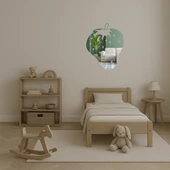 Çilek Desenli Dekoratif İç Mekan Aynalı Tablosu thumbnail 4