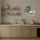 Hindi Temalı Dekoratif  Aynalı Tablo thumbnail 3