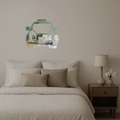 Neşeli Araba İç Mekan Dekoratif Aynalı Tablo thumbnail 2