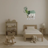 Keçi Tasarımlı Dekoratif Duvar Aynalı Tablosu thumbnail 4