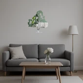 Mango Ağacı Desenli Dekoratif Aynalı Tablo thumbnail 4