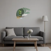 Çimdikleyen El Dekoratif Aynalı Tablo thumbnail 2