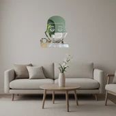 Sağlık Çalışanı Adam Emoji Aynalı Tablosu thumbnail 1