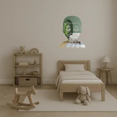 Şık Smokiniyle Emoji Adam Dekoratif Aynalı Tablo thumbnail 4