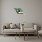 Yaprak Desenli Dekoratif Aynalı Tablo thumbnail 1