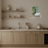 Doğal Yaşam Temalı Baykuş Dekoratif  Aynalı Tablo thumbnail 3