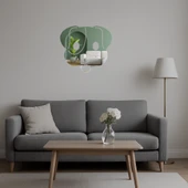 Köpek Yüzü Emoji Dekoratif Aynalı Tablo thumbnail 5