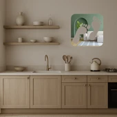 Ayak İzi Tasarımlı Dekoratif Aynalı Tablo thumbnail 2