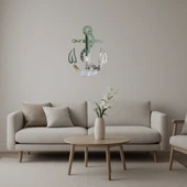 Denizci Temalı Çapa Desenli Duvar Aynalı Tablosu thumbnail 1