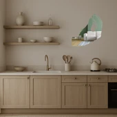 Sıkıştırılmış Parmaklar Dekoratif Aynalı Tablo thumbnail 3