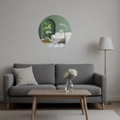 Göz Kırpan Yüz  Dekoratif Aynalı Tablo thumbnail 5