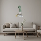 Diz Çöken Figür Dekoratif Aynalı Tablo thumbnail 1