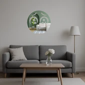 Duygusal Yüz Emoji  Dekoratif Aynalı Tablo thumbnail 5