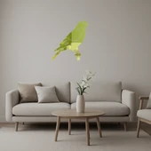 Kuzey Amerika Kuşu  Sanatsal Altın Aynalı Tablo thumbnail 1