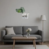 Kırmızı Tasmalı Kahverengi Köpek Aynalı Tablosu thumbnail 5