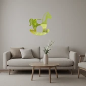 Oyuncak At Sallanan Sandalye Dekoratif Altın Aynalı Tablo thumbnail 1