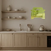 Off-Road Araç Dekoratif Altın Aynalı Tablo thumbnail 2