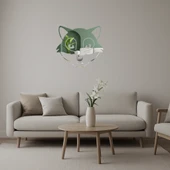 Kurt Yüzü Dekoratif Aynalı Tablo thumbnail 1