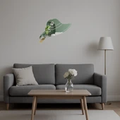 Şapkalı Kadın Temalı Dekoratif  Aynalı Tablo thumbnail 5