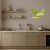 Uçan Kuş  Dekor Altın Aynalı Tablosu thumbnail 3