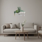 Masada Oturan Kız Dekoratif Aynalı Tablo thumbnail 1