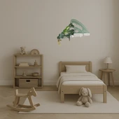 Eritilmiş Peynirli Pizza Dekoratif Aynalı Tablo thumbnail 4