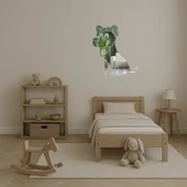 Dili Dışarıda Köpek Dekoratif  Aynalı Tablo thumbnail 5