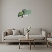 Zarif Kadın Şapkası Tasarımlı  Aynalı Tablo thumbnail 1