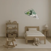 Sanatsal Pizza Dilimi Dekoratif Aynalı Tablo thumbnail 4