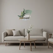 Eğlenceli Köpekbalığı Tasarımlı  Duvar Aynalı Tablosu thumbnail 1