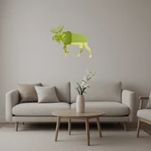 Orman Temalı Geyik Duvar Altın Aynalı Tablosu thumbnail 1