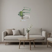 Kitaplarla Öğrenci  Duvar Sanatı thumbnail 1