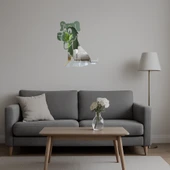 Dili Dışarıda Köpek Dekoratif  Aynalı Tablo thumbnail 3