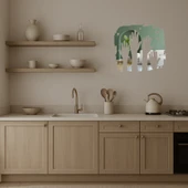 Eller ve Yıldızlar Dekoratif Aynalı Tablo thumbnail 2