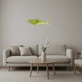 Denizaltı Dünyası Temalı  Dekoratif Altın Aynalı Tablo thumbnail 1