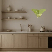 Butterfly 19 Dekoratif Altın Aynalı Tablo thumbnail 2