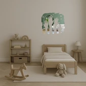 Eller ve Yıldızlar Dekoratif Aynalı Tablo thumbnail 3