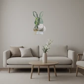 Neşeli Tavşan  Dekoratif Aynalı Tablo thumbnail 1