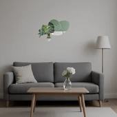 Zarif Kadın Şapkası Tasarımlı  Aynalı Tablo thumbnail 5