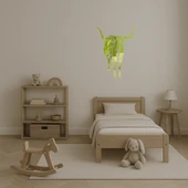 Uzun Boynuzlu Boğa Altın Aynalı Tablo thumbnail 4