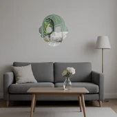 Kafatası Tasarımlı  Dekoratif Duvar Aynalı Tablosu thumbnail 5