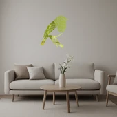 Egzotik Kuşlar Dekoratif Altın Aynalı Tablo - Tropikal Esinti thumbnail 1