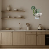 Parmakta Dönen Basketbol  Dekoratif Aynalı Tablo thumbnail 3