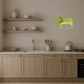 Güçlü Boğa Temalı Dekoratif İç Mekan Altın Aynalı Tablosu thumbnail 3