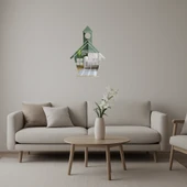 Klasik Okul Binası Dekoratif Aynalı Tablo thumbnail 1