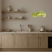 Vintage Tarzı Motorcu  Altın Aynalı Tablo thumbnail 3