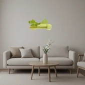 Minimalist  Motosiklet Dekoratif Altın Aynalı Tablo thumbnail 1