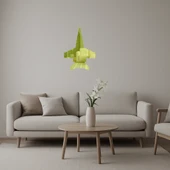 Aircraft 13 Dekoratif Duvar Altın Aynalı Tablosu thumbnail 1